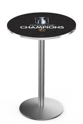 Vegas Golden Knights L214 Stainless Steel Logo Table