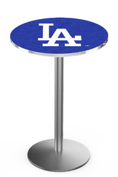 Los Angeles Dodgers L214 Stainless Steel Logo Table