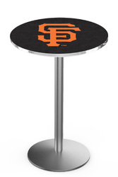 San Francisco Giants L214 Stainless Steel Logo Table