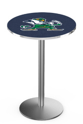 Notre Dame L214 Stainless Steel Logo Table