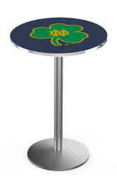 Notre Dame L214 Stainless Steel Logo Table