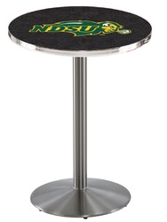 North Dakota State L214 Stainless Steel Logo Table