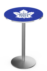 Toronto Maple Leafs L214 Stainless Steel Logo Table