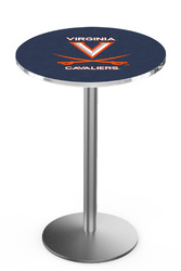 Virginia L214 Stainless Steel Logo Table