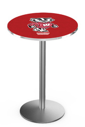 Wisconsin L214 Stainless Steel Logo Table