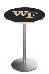 Wake Forest L214 Stainless Steel Logo Table