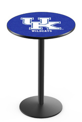 Kentucky L214 Black Wrinkle Logo Table