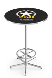 Army L216 Chrome Logo Table