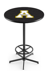 Appalachian State L216 Black Wrinkle Logo Table