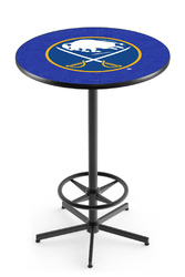 Buffalo Sabres L216 Black Wrinkle Logo Table