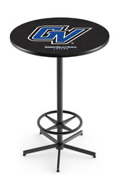 Grand Valley State L216 Black Wrinkle Logo Table