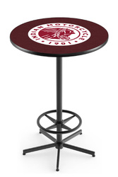 Indian Motorcycle L216 Black Wrinkle Logo Table
