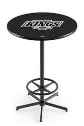 Los Angeles Kings L216 Black Wrinkle Logo Table
