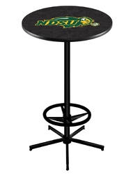 North Dakota State L216 Black Wrinkle Logo Table