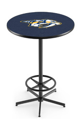 Nashville Predators L216 Black Wrinkle Logo Table