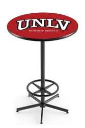 UNLV L216 Black Wrinkle Logo Table