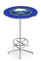 Buffalo Sabres L216 Chrome Logo Table