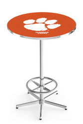 Clemson L216 Chrome Logo Table