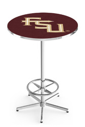 Florida State L216 Chrome Logo Table