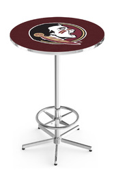 Florida State L216 Chrome Logo Table