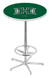 Hawaii L216 Chrome Logo Table