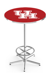 Houston L216 Chrome Logo Table