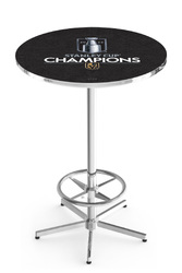 Vegas Golden Knights L216 Chrome Logo Table