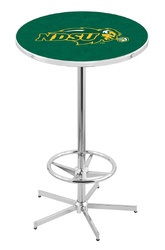 North Dakota State L216 Chrome Logo Table