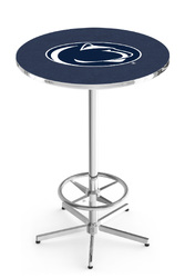 Penn State L216 Chrome Logo Table