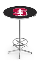 Stanford L216 Chrome Logo Table