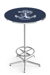 US Naval Academy L216 Chrome Logo Table