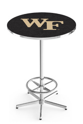 Wake Forest L216 Chrome Logo Table