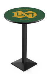 Notre Dame L217 Black Winkle Logo Table