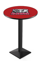 Alabama Crimson Tide L217 Black Winkle Logo Table