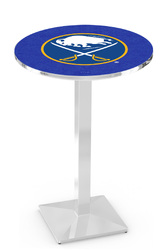 Buffalo Sabres L217 Chrome Logo Table