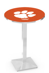 Clemson L217 Chrome Logo Table