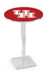 Houston L217 Chrome Logo Table