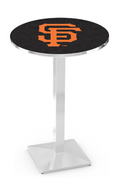 San Francisco Giants L217 Chrome Logo Table