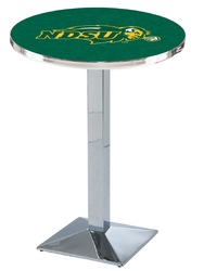 North Dakota State L217 Chrome Logo Table