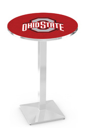 Ohio State L217 Chrome Logo Table