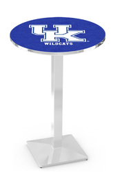 Kentucky L217 Chrome Logo Table