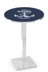US Naval Academy L217 Chrome Logo Table