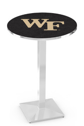 Wake Forest L217 Chrome Logo Table