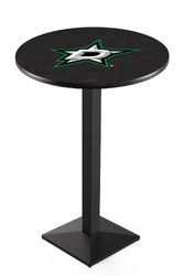 Dallas Stars L217 Black Wrinkle Logo Table