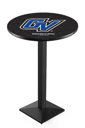 Grand Valley State L217 Black Wrinkle Logo Table