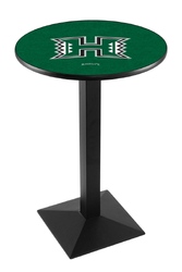 Hawaii L217 Black Wrinkle Logo Table