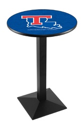 Louisiana Tech L217 Black Wrinkle Logo Table