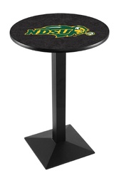 North Dakota State L217 Black Wrinkle Logo Table
