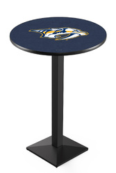 Nashville Predators L217 Black Wrinkle Logo Table