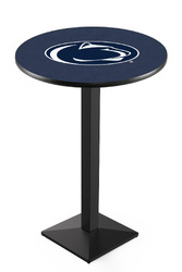 Penn State L217 Black Wrinkle Logo Table